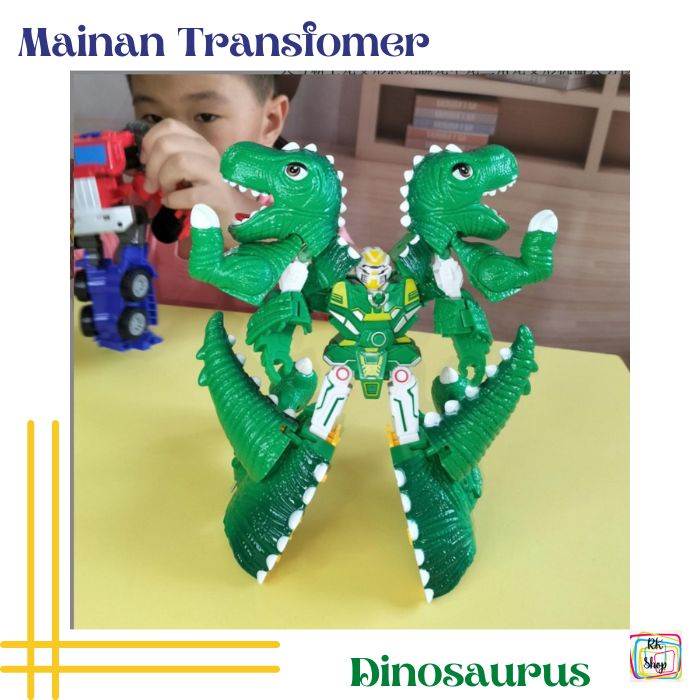 Mainan transformer dinosaurus, Mainan dinosaurus berubah bentuk