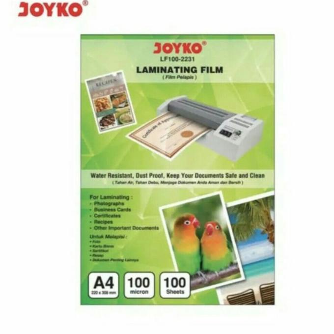 

plastik laminating A4 joyko LF 100-2231 micron