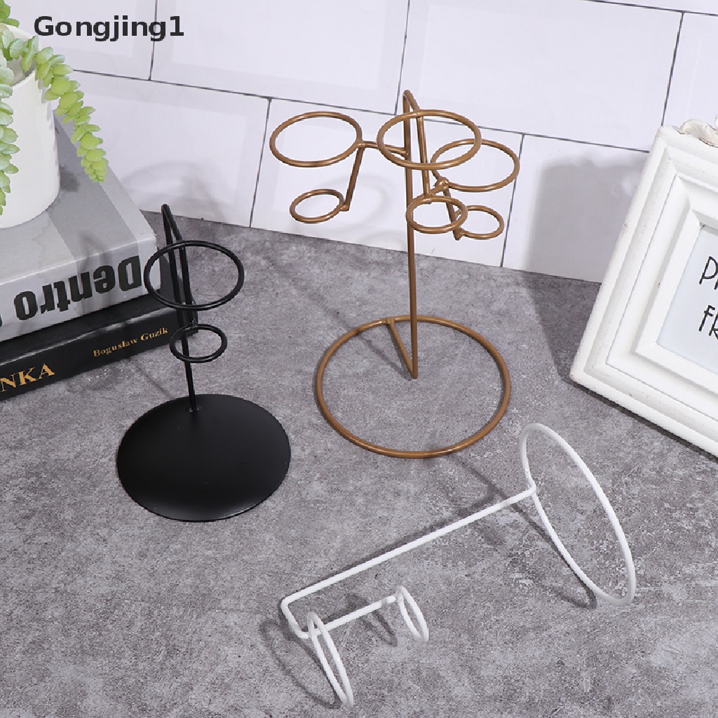 Gongjing1 Stand Holder Es Krim Bahan Besi Untuk Pesta Ulang Tahun / Pernikahan