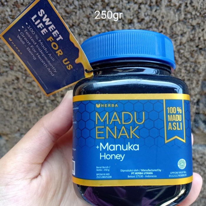 

HERBA Madu Enak + Manuka Botol 250gr