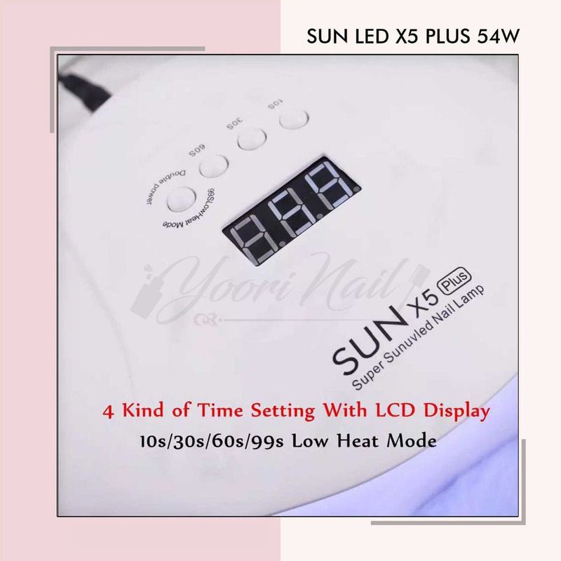 LED SUN X5 PLUS 54W uv led nail dryer pengering kutek gel led lamp