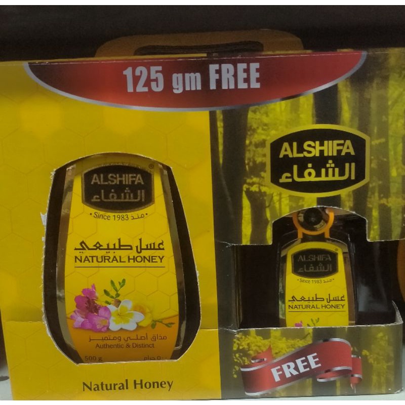 

MADU AL SHIFA NATURAL HONEY 500gr FREE 125gr