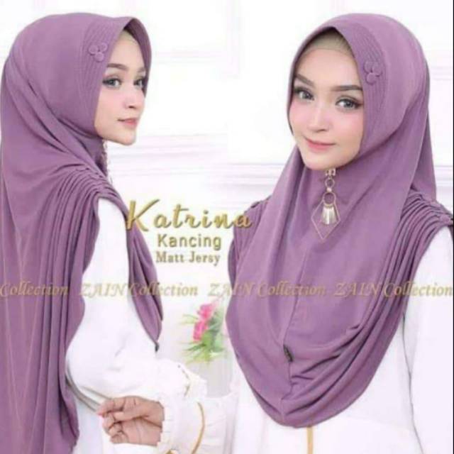 Jilbab KATRINA KANCING by LY HIJAB