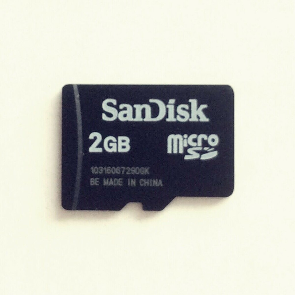 MicroSD Memory TF card + SD Card Adapter Kingston Sandisk Micro SD 2GB