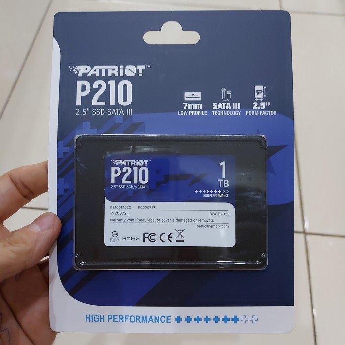 SSD Patriot P210 120GB / 256GB / 512GB / 1TB 2.5 SATA III SSD Solid State Drive