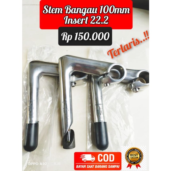 Stem Bangau 100mm Stem Minitrek Alloy Chroom