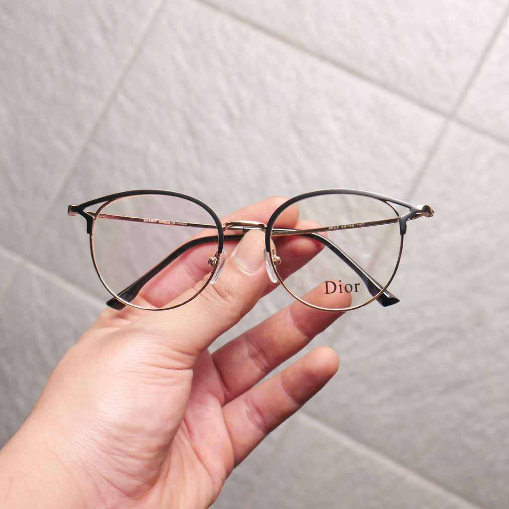 Frame Kacamata - Pria/ Wanita - DIOR9029 (BLACK GOLD)