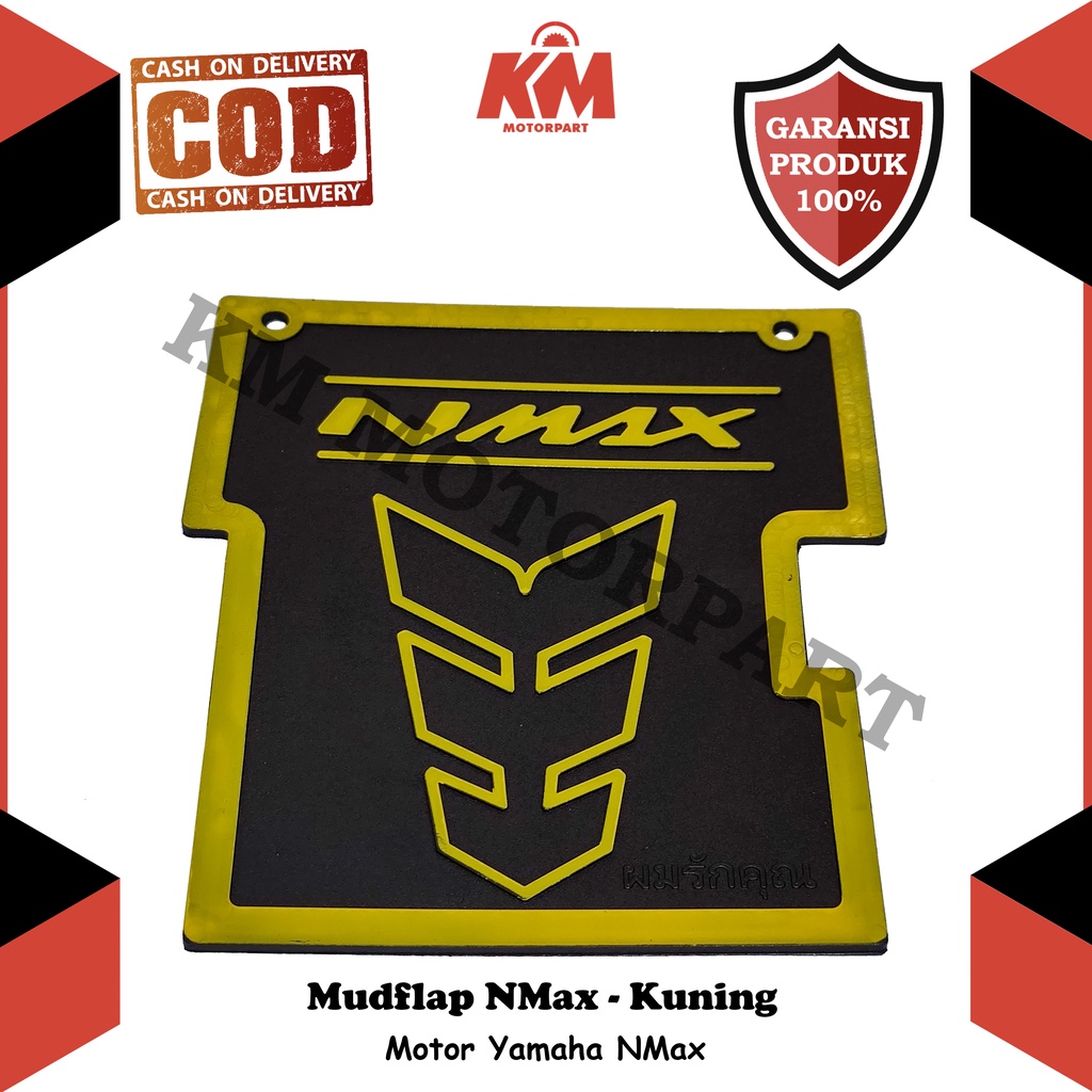 Mudflap Mud Flap NMax Penahan Lumpur Model Panah Pelindung Motor Aksesoris Variasi Yamaha N Max