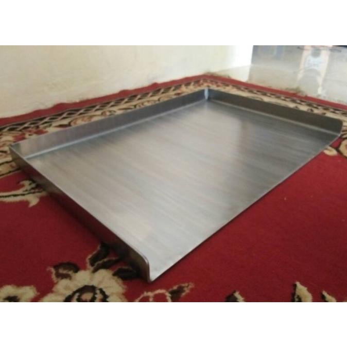 """] wajan datar uk 30x50cm bahan stainless