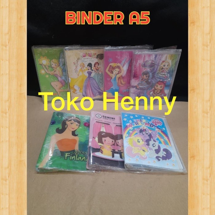 

Murah Map Binder Plastik Motif Karakter Ukuran .. A5 Terbatas