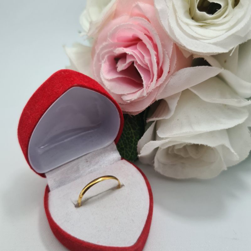Cincin Emas Muda Ring Polos Setengah Gram