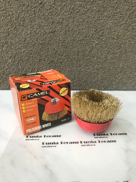 Sikat Kawat Mangkok CAMEL - Gerinda Cup Brush