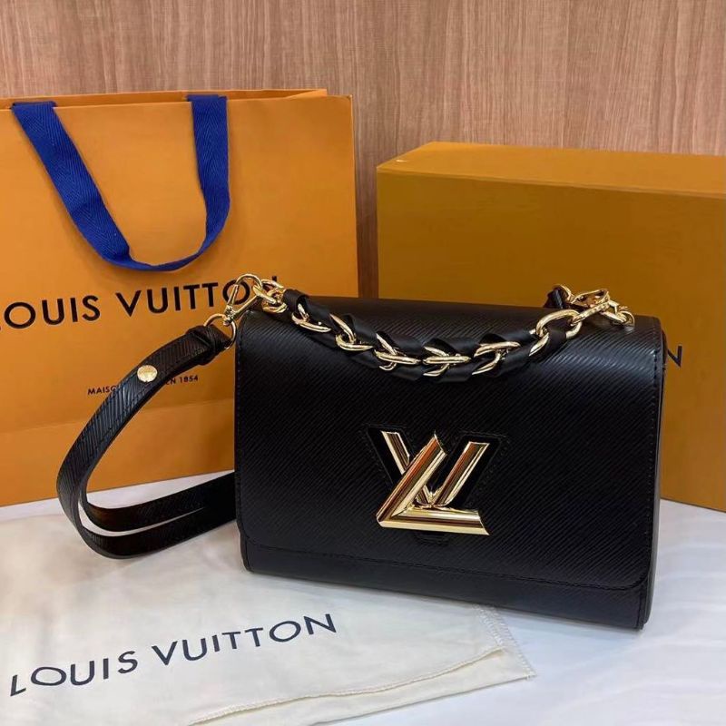 TAS SELEMPANG PRIA WANITA LV BRANDED HITAM VIP