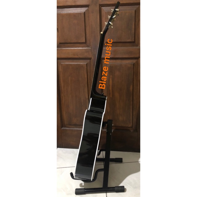 Gitar akustik Hitam / Natural GLOSSY DOFF