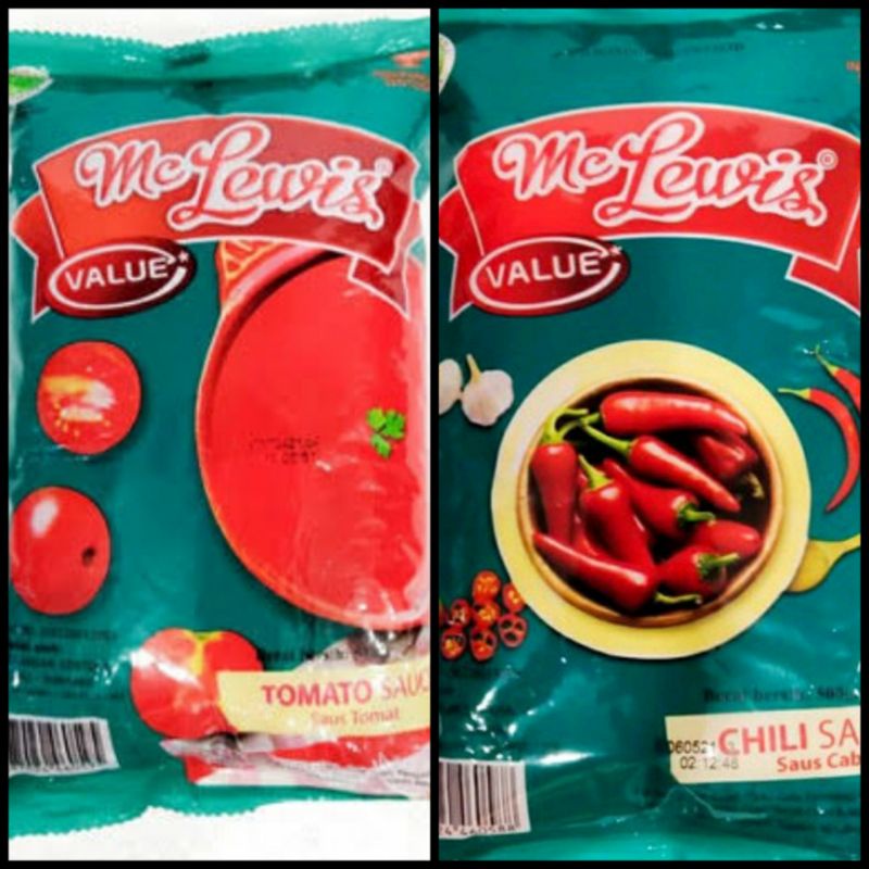 

✔MURAH Mc Lewis Saos Tomat & Saos Cabe 500gr / Mc Lewis Tomat Saos / Mc Lewis Cabe Saos / Mc Lewis Tomato / Mc Lewis Chilli