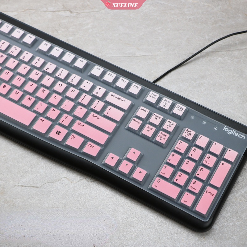 Skin Cover Pelindung Keyboard Logitech K120 Tahan Air