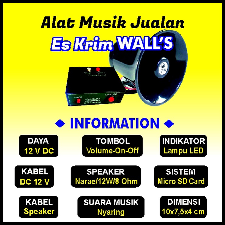 Musik Jualan Keliling Es Krim Wall's Musik Es Krim Wall's Melody Es Krim Wall's
