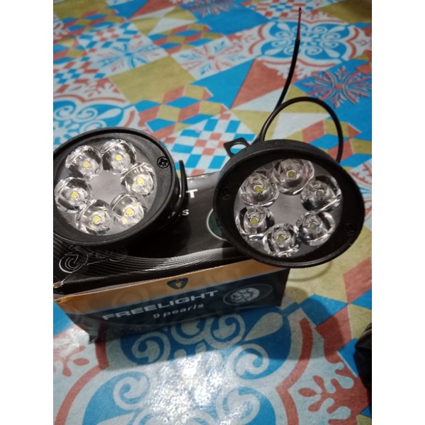 lampu tembak spion 2pcs  sepasang 18 watt