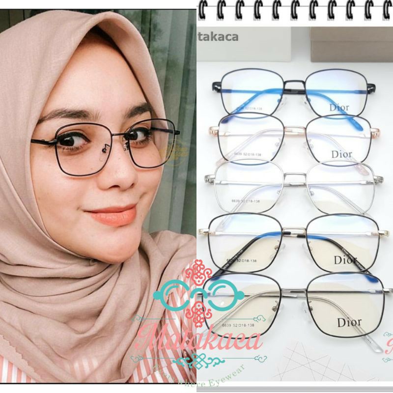 KEJUTAN PROMO KACAMATA MINUS FOTOCROMIC MODEL FASHION TITANIUM IMPOR  6639 100% REALPICT