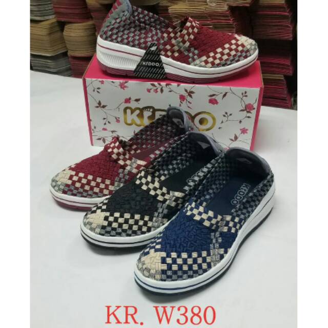 Sepatu KIDDO Rajut W380 WEDGES ORIGINAL