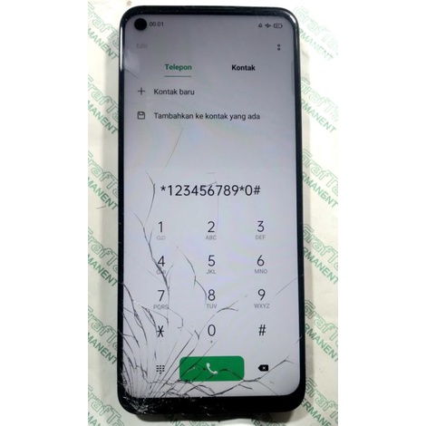 Lcd oppo a53 original copotan