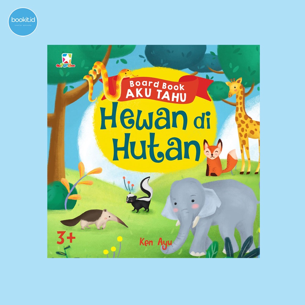 Buku Opredo Board Book Aku Tahu Hewan di Hutan
