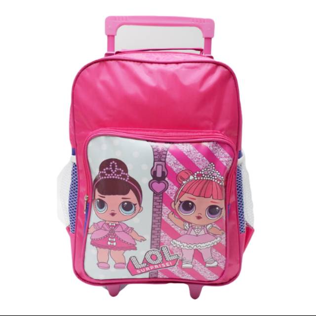 Tas Roda Anak Ransel trolly Anak Tas Roda LOL Hello Kitty  Frozen Little pony Tas anak cewek