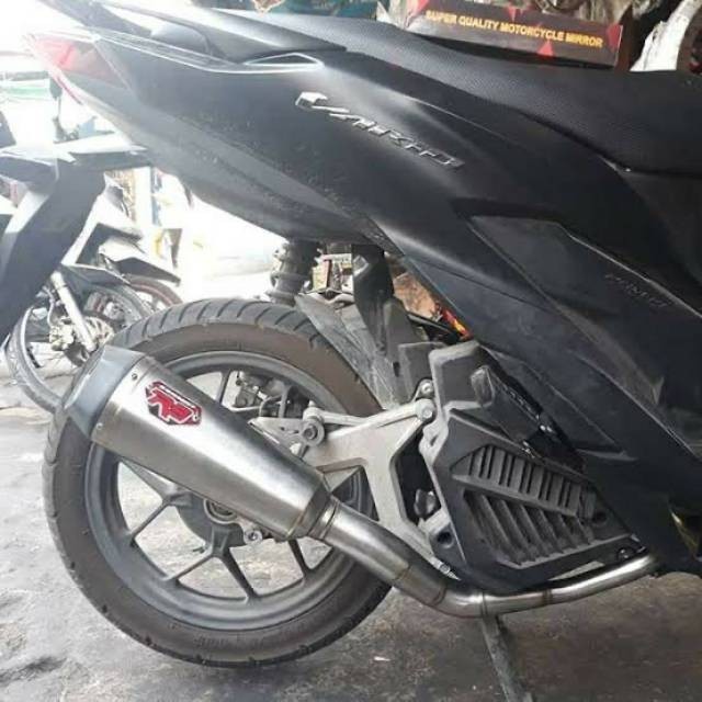 KNALPOT KENALPOT R9 ALPHA SERIES HONDA VARIO 125 ALL NEW 2018-2020 ORIGINAL R9 ORI SPAREPART