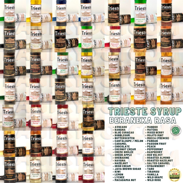 

TRIESTE SYRUP 650ML PREMIUM