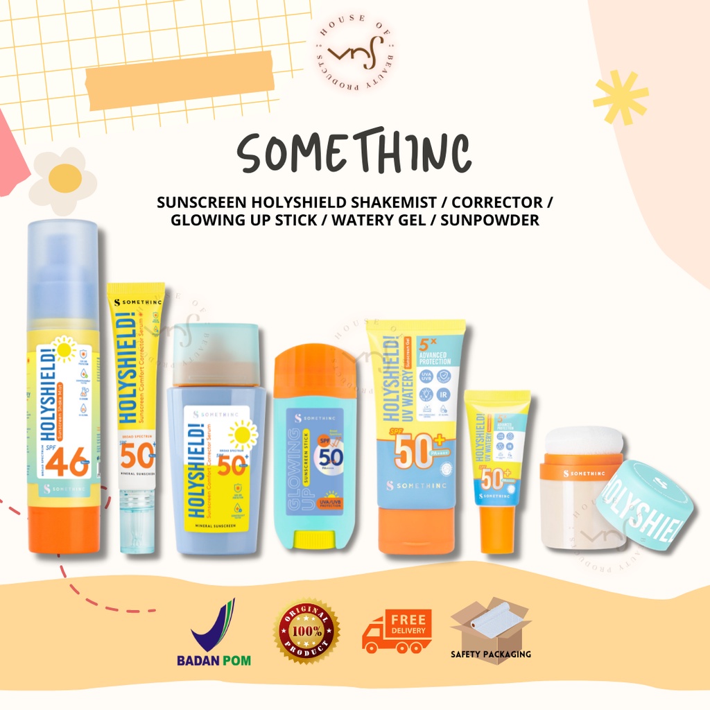 Jual SOMETHINC Holyshield! UV Watery Sunscreen Gel SPF 50+ / Sunscreen