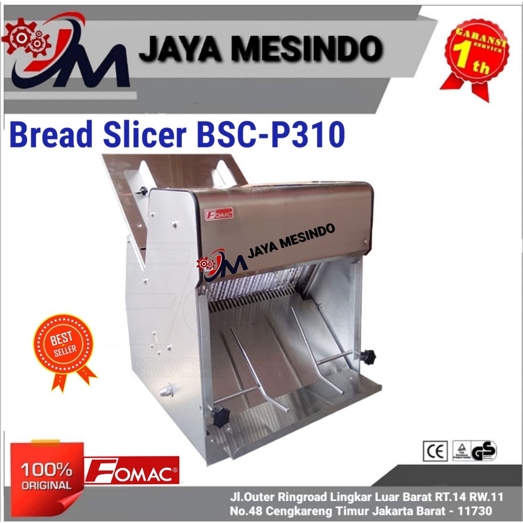 Mesin Bread Slicer BSC-P310 FOMAC