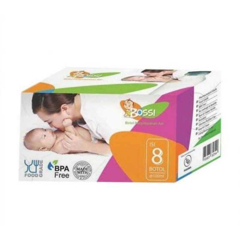 Bossi Botol Asi Package 8pcs Box Warna