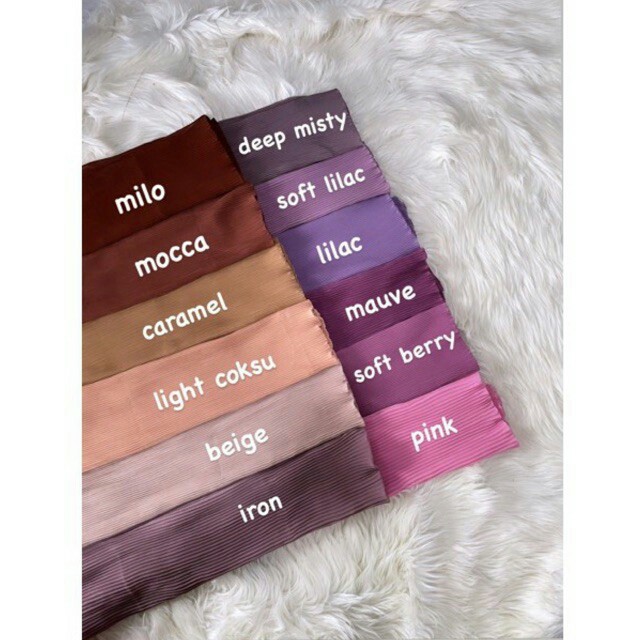 Hijab Pashmina Plisket Shawl/Pashmina Plisket Ceruty Babydool-4