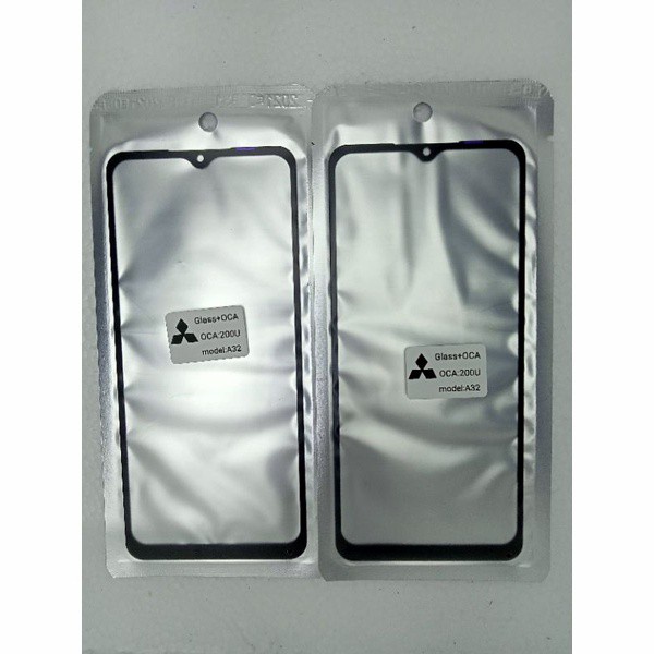 Glass sudah OCA A32 Samsung kaca Touchscreen LCD layar sentuh