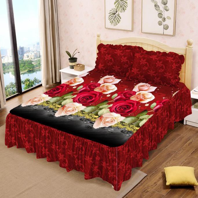 Sprei Lady Rose RUMBAI King 180x200 motif Sandra