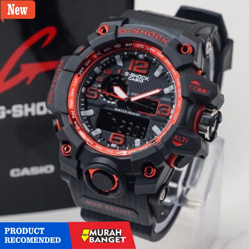 Jam digital pria terbaik- COD WATER RESIST JAM TANGAN PRIA CASIO G-SHOCK GSHOCK FREE BOX BATERAI ANT