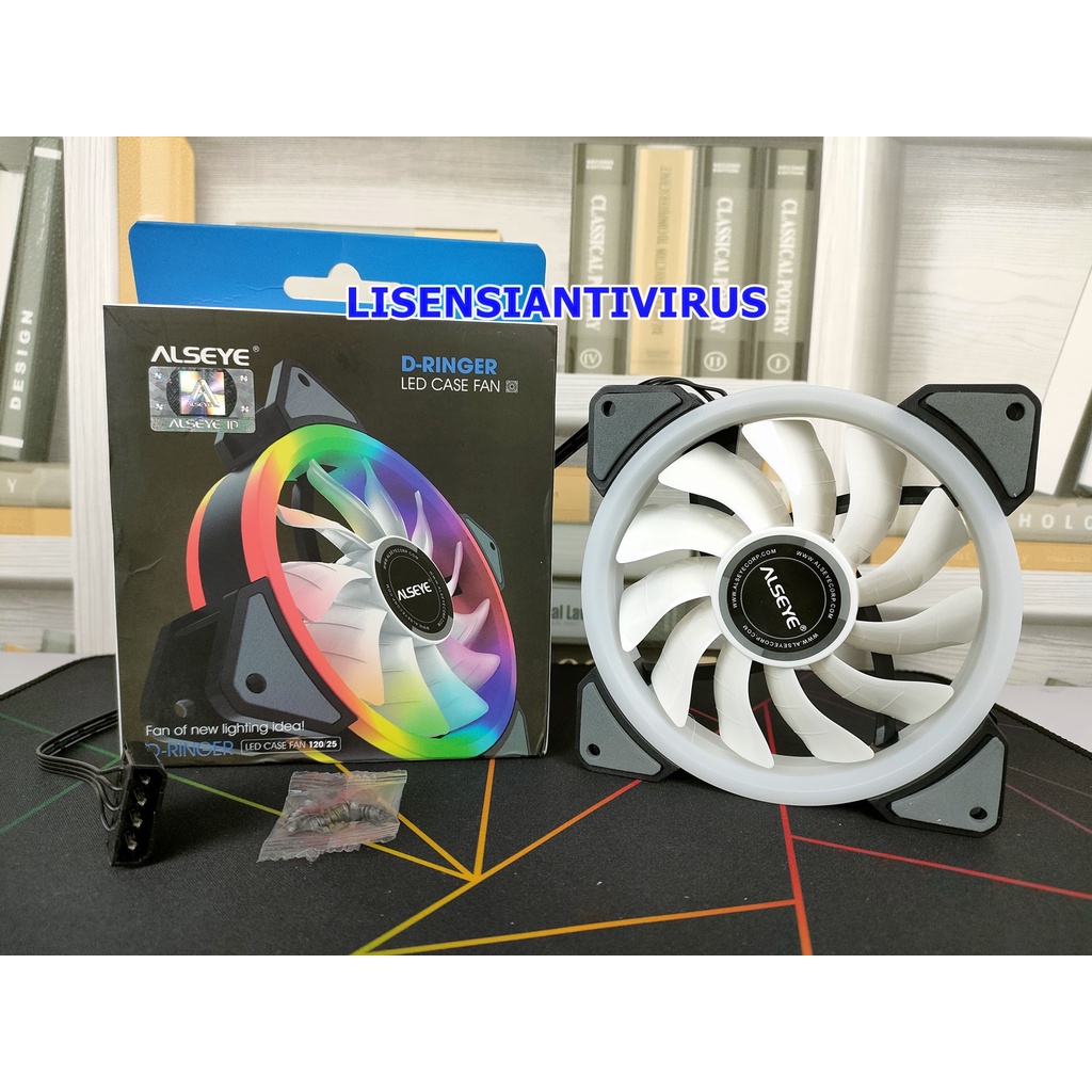 Fan 12cm Alseye Dringer D-Ringer RGB A-RGB LED CASE FAN