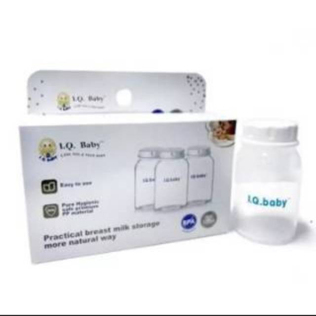 Iq baby practical breast milk storage / botol asi (isi 3pcs)