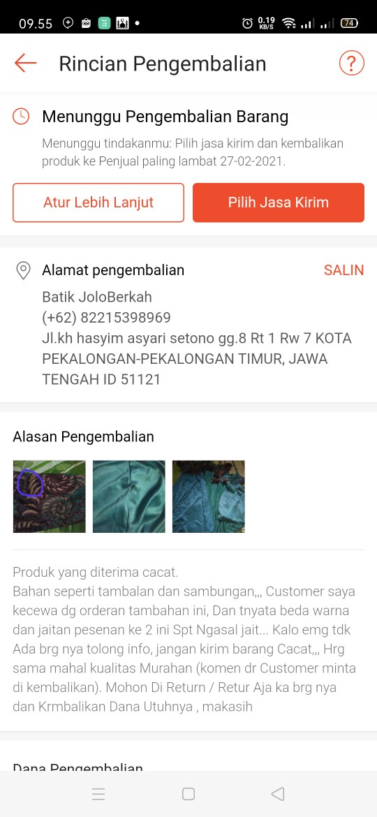 Batik Couple Keluarga Sania Ruffle Ori Ndoro Jowi Dnt Motif Semut Hitam