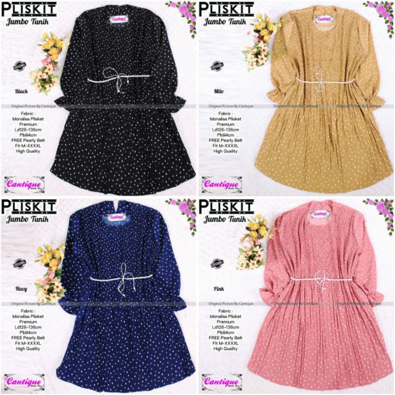 PLISKET JUMBO TUNIK BY CANTIQUE