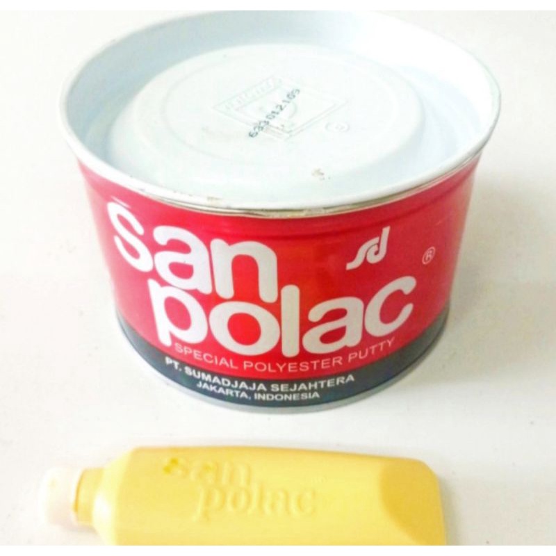 Dempul Polyester Sanpolac Kemasan 1Kg