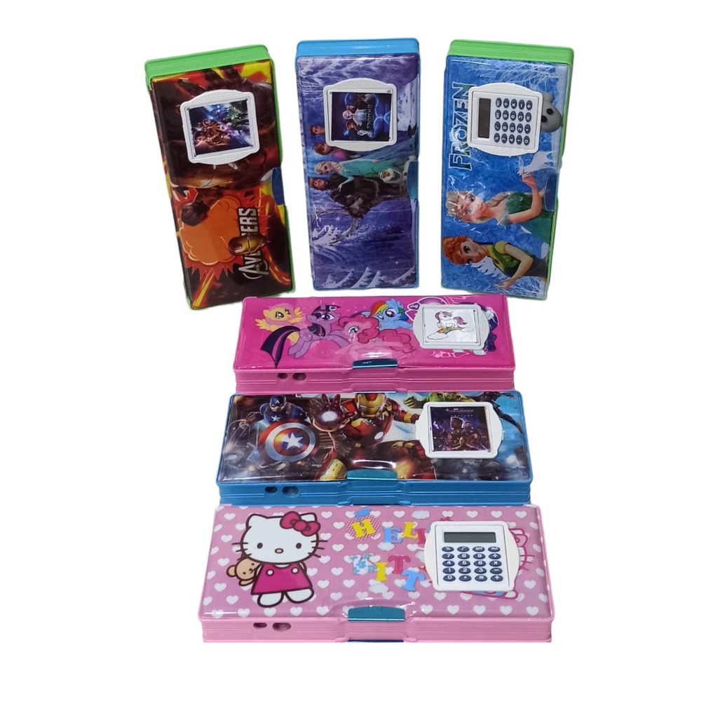 

FBI Kotak Pensil Magnet+Kalkulator/Tempat Pensil/Pencil Case/Mainan
