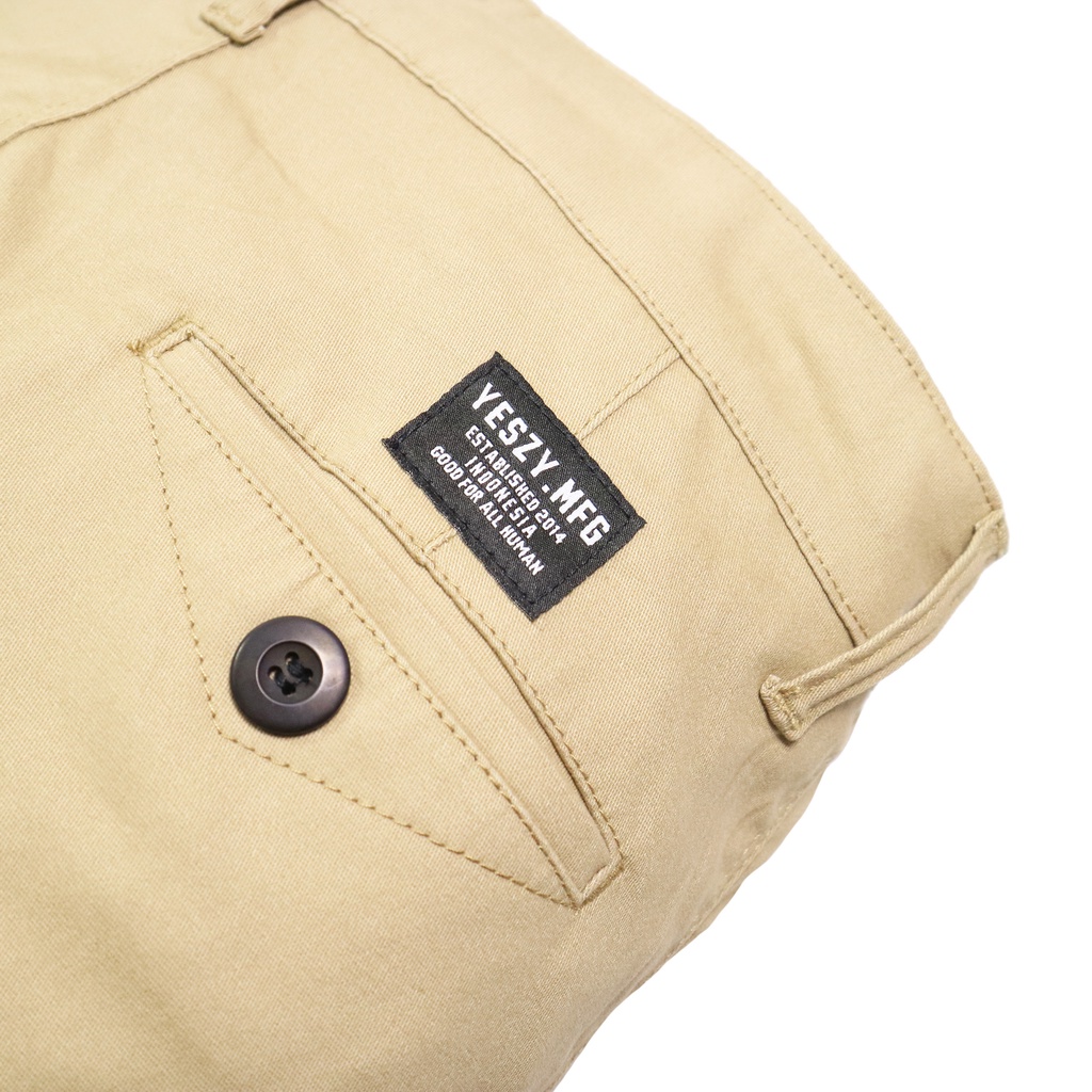 YESZY.MFG Long Cargo Pants Charter Khaki (Slim Fit)