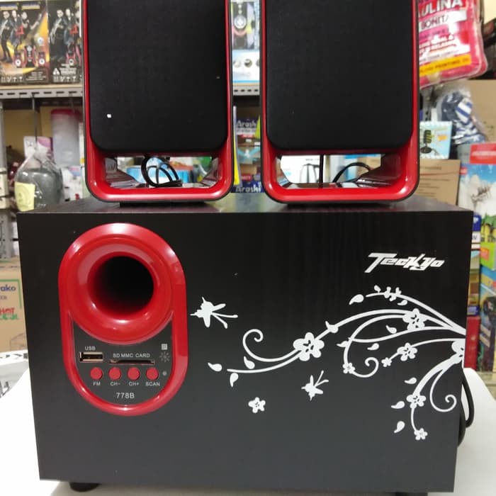 Speaker Teckyo GMC Salon Aktif Speker Bluetooth USB Radio
