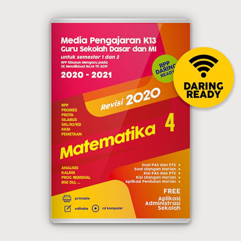 

CD RPP K13 1 LEMBAR | DARING DAN LURING | MATEMATIKA | TINGKAT SD/MI | FULL 2 SEMESTER