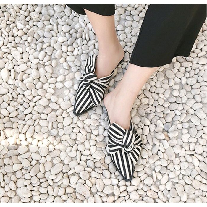 Flatshoes Wanita Flyknit Kelsey Lolly Tapak Anti Selip Original B NC240 Sandal Blaster Bapao V49 -