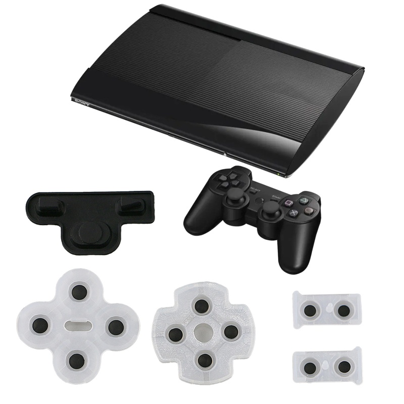 Gro Pad Karet Konduktif Cocok Untuk PS3Controller 5Pcs Set Keypads Repair Rubber Pad