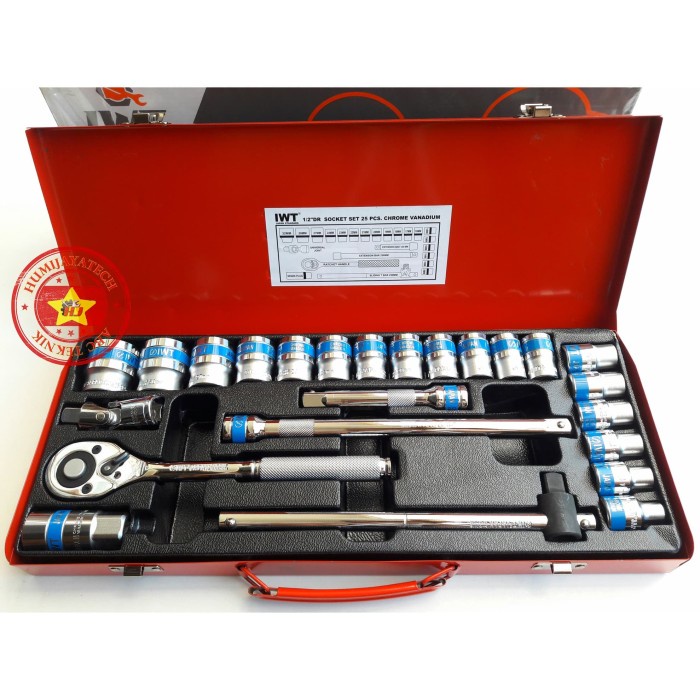 Kunci Sok Set 25 pcs IWT Japan