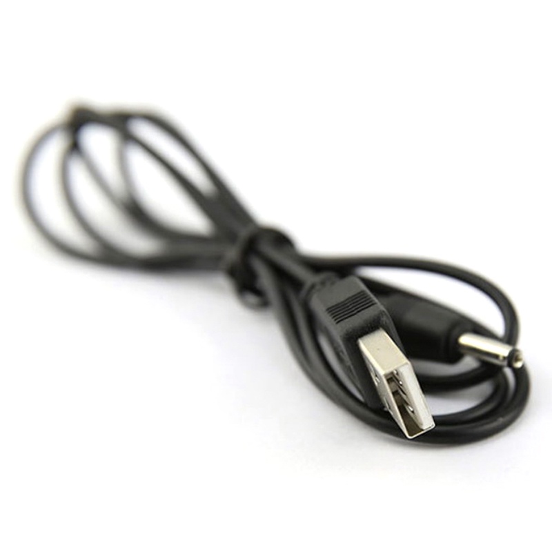 {LUCKID}USB Port to 2.5 3.5 4.0 5.5mm 5V DC Barrel Jack Power Cable Cord Connector Black