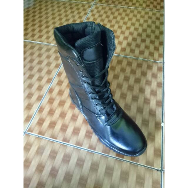 Termurah  Sepatu pdl tali resteng hitam tni al ad